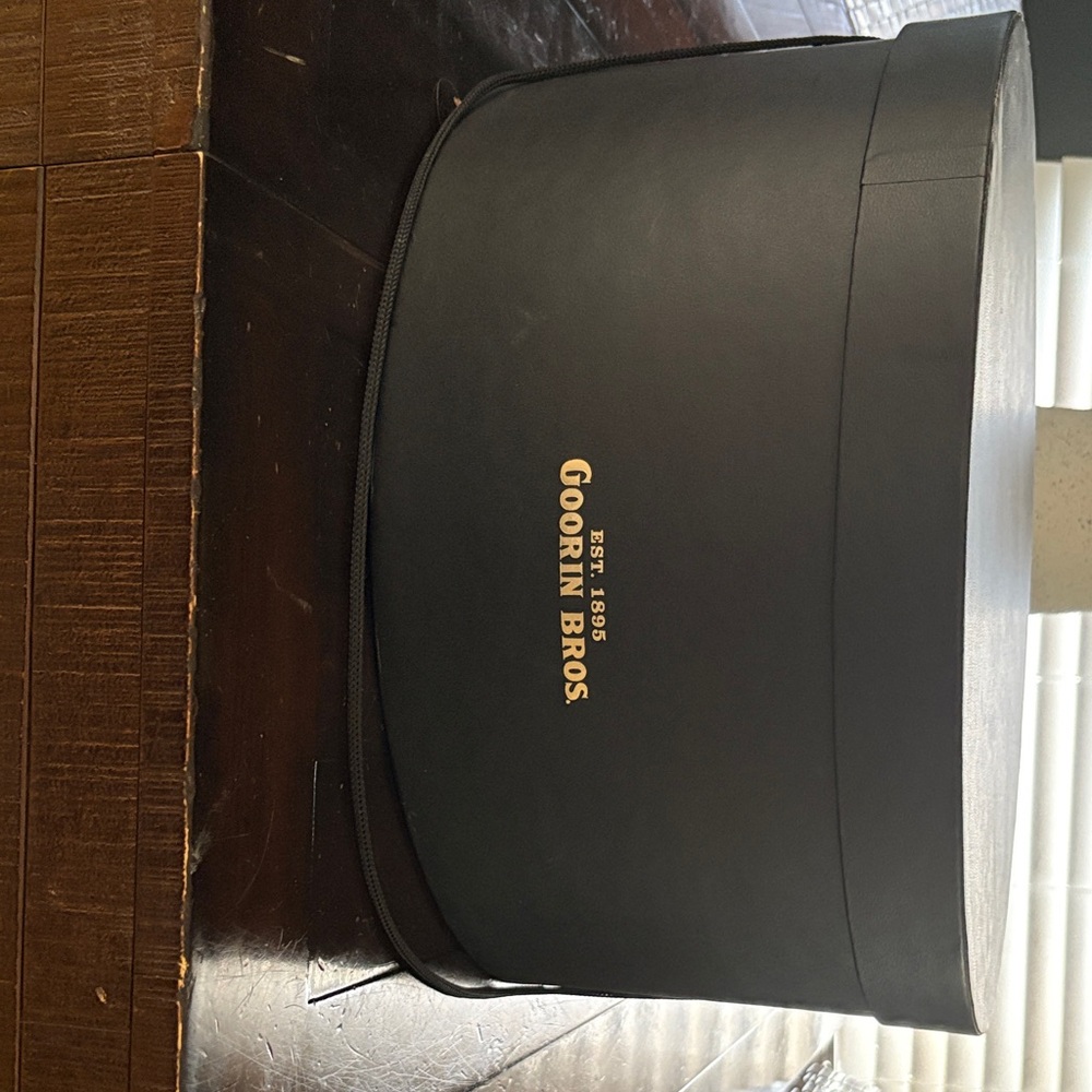 Goorin Bros Classic Black Hat Box
